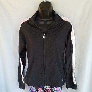 Girl's Small (4-6) Nike Windbreaker Black Jacket